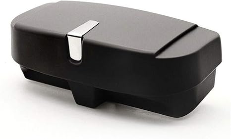 Amazon Co Jp Xdh 1ピース車サンバイザーグラスサングラス保管ホルダークリップボックス自動車アクセサリーabs普遍的な車のためのフィット Color Name Black ホーム キッチン