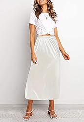 Ellames Women's 2 Pieces Half Slips for Under