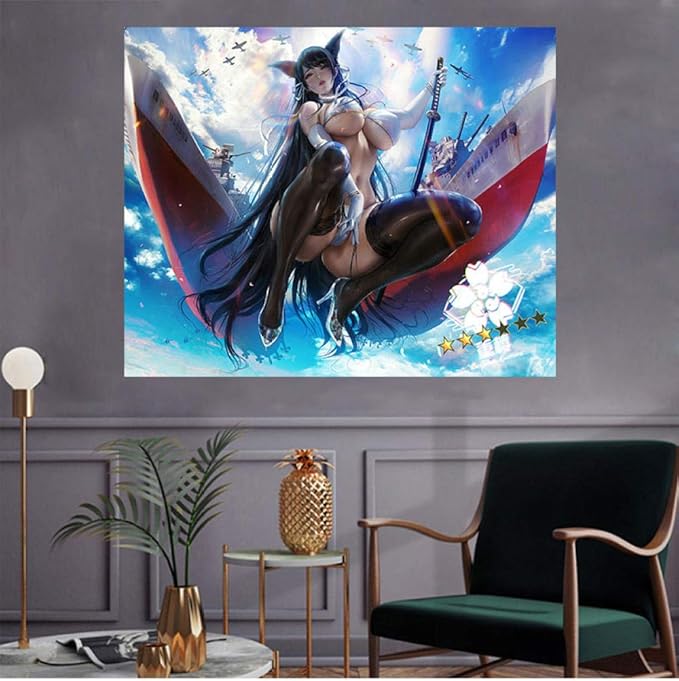 Adulto Anime Póster Impresiones Sexy Modelo Cuerpo Arte Desnudo Mujeres