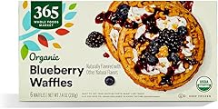365 by Whole Foods Market, Organic Blueberry Waffles, 6 Pack, 7.4 oz