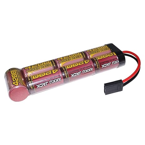 MELASTA 8.4v 4200mAh 7-Zellen-NIMH-Akku Flache Batterie mit Traxxas-Anschluss für RC-Car-RC-Truck,UL CE-Zertifiziert