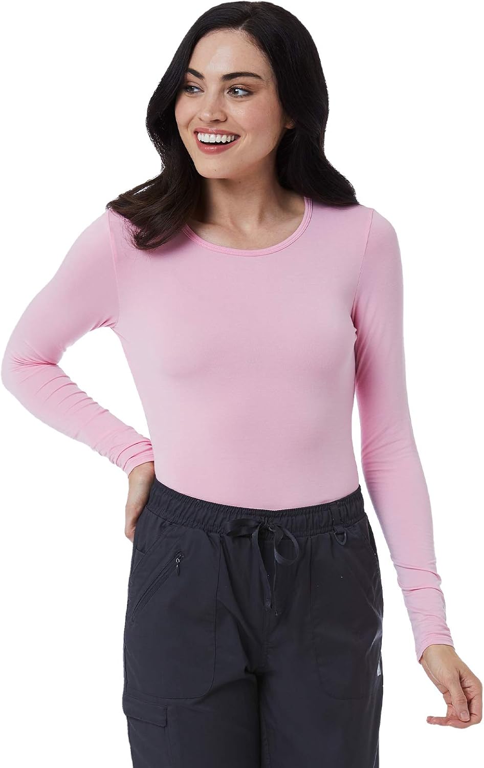 blush pink long sleeve