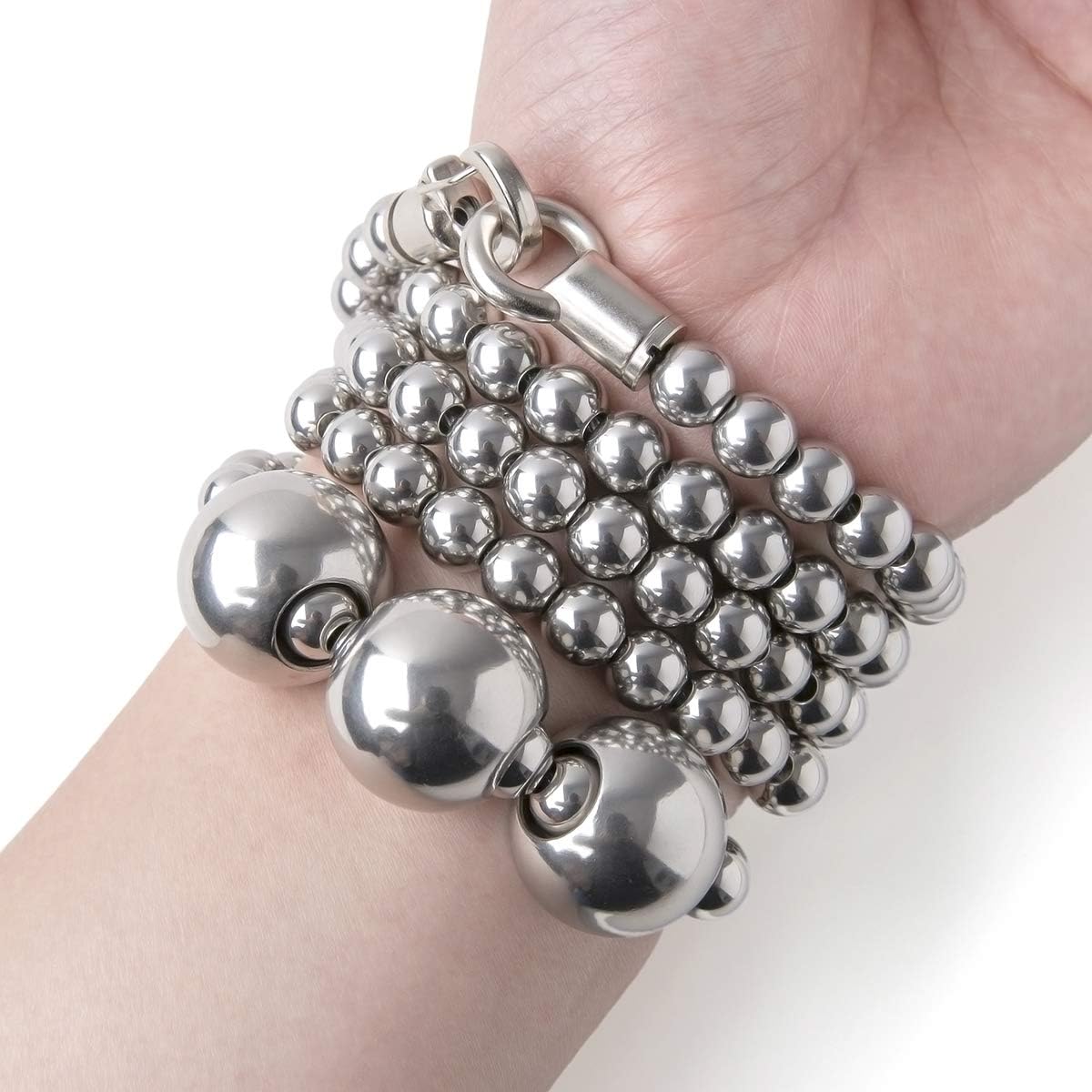 penixon Acala Full Stainless Steel Self Defence Buddha Bracelet