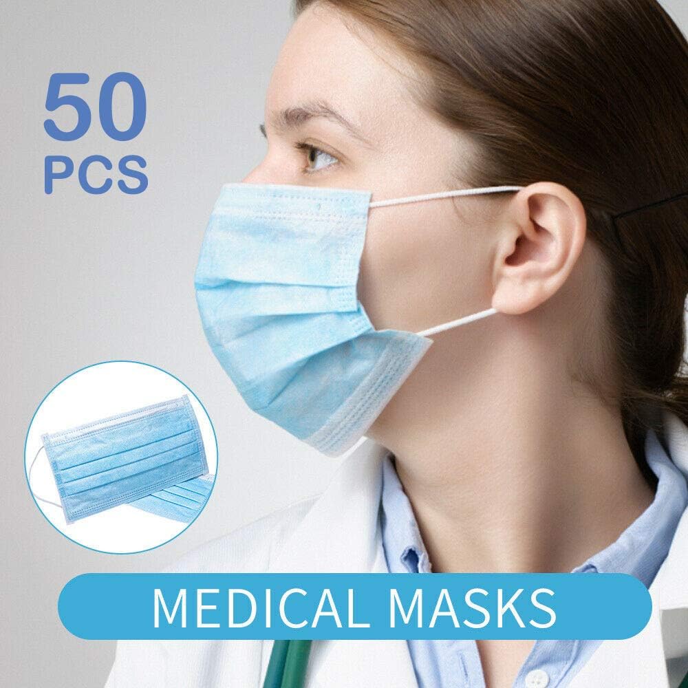 3-Ply- Anti Dust- Disposable- 50P/Bag