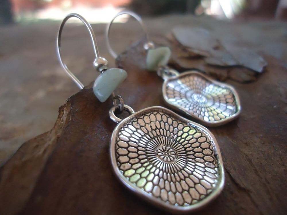 Orecchini Donna Gancio In Rame Orecchini Pendenti In Pietra Di Luna Con Argento 925 - Stile Boho, Regalo Perfetto Per Lei Orecchini Pietre Naturali