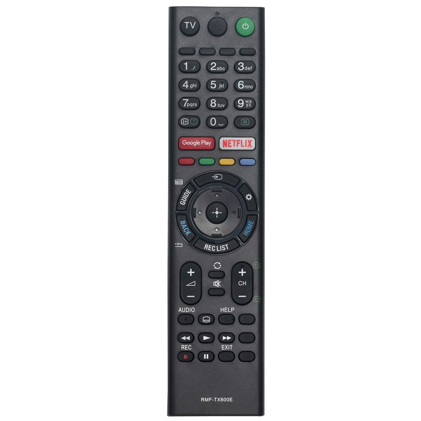 VINABTY RMF-TX600E Remote Control Replace for Sony Bravia OLED 4Κ HD TV 55X955G 55X957G 65X850G 65X950G 65X955G 55X950G 75X950G 75X955G 85X850G 55XG8577 55XG8596 55XG8599 55XG8588