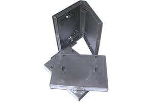 GLOBAL GAME GEAR GGG0028 Replacement Case 3 Pack for Retro Sega Genesis Cartridges (Empty) vintage video game cover, cart sleeve