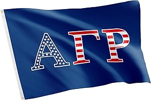 Desert Cactus Alpha Gamma Rho Flag | Greek Letter Fraternity Banner Large 3x5 Feet Flags Sign Decor agr (Flag - USA)