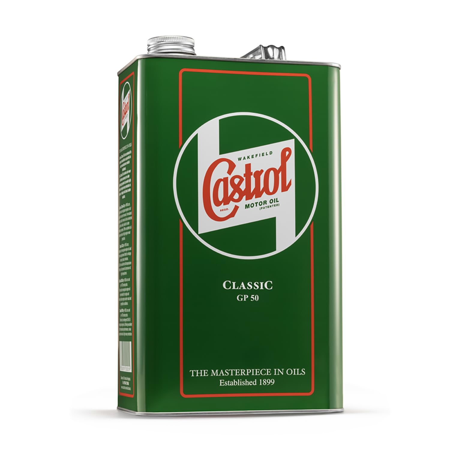 Classic Castrol 1923B GP50 Monograde Engine Oil, 4.54 Liter