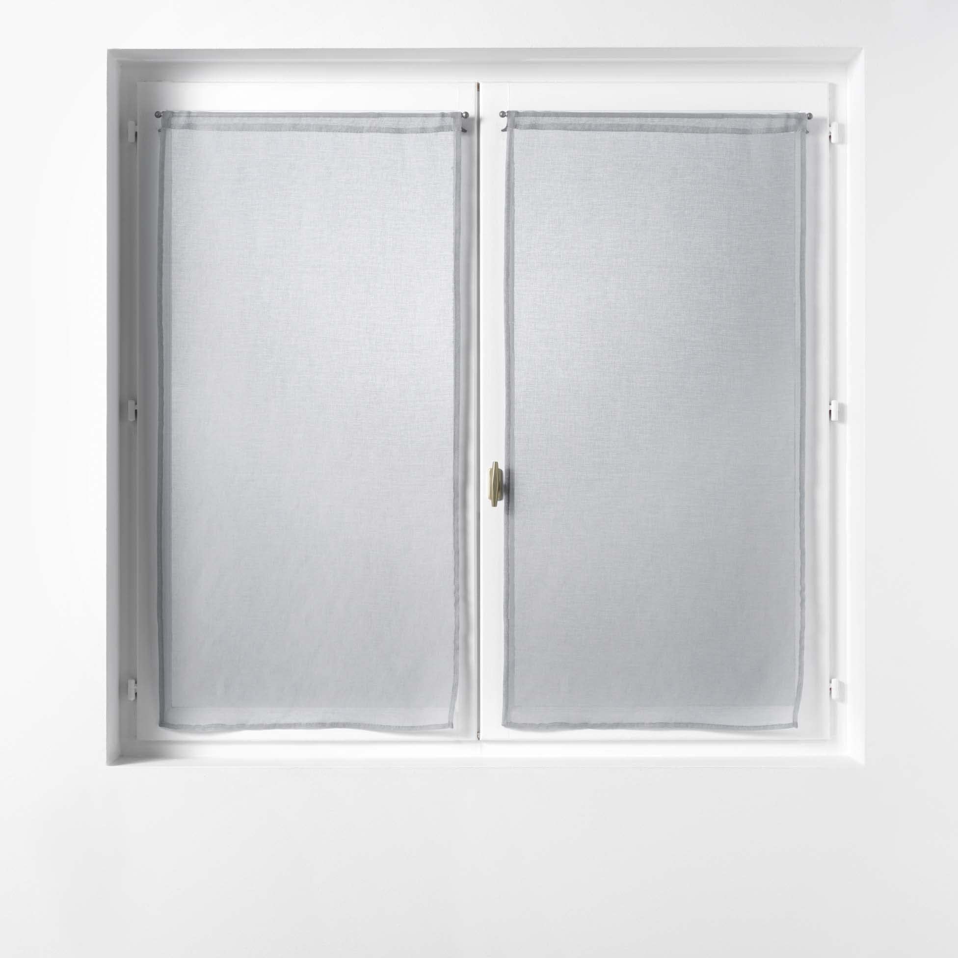 Douceur d'Intérieur, Pair of Curtains 2 x 60 x 90 cm Sandra Grey Sandblasted — image 1