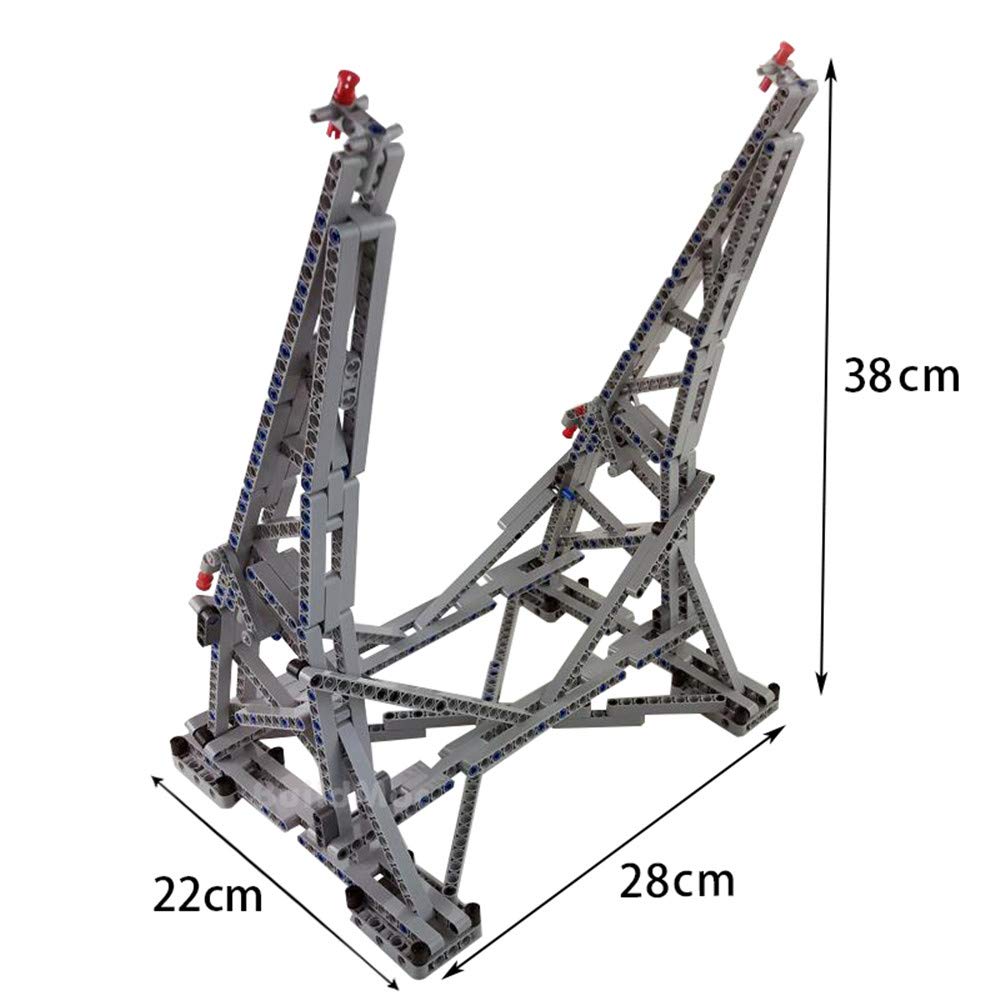Vonado Millennium Falcon Vertical Display Stand for Lego 75192 Models, MOC Building Kit Blocks Bricks Toys Gift to Friends Boys and Girls Festival Birthday（407 PCS）