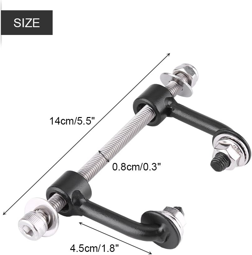 Tank Risers Iron 883 1.5 Inches -- Tank Lift -- Motorcycle Metal Gas Tank Lifts Kit (Black) - Image 3