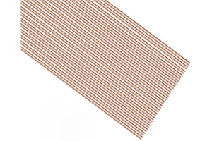 DIYDIYSHOP 20 Pcs Pure Copper Round Rod 1.0 mm Dia,13" Length Bare Copper Cu Metal Rod for Metal Craft Hobbies(18 Gauge)