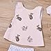 3pcs Baby Girls Rabbit Printed Cross Shirt+Ruffled Leaf Short Pants+Headband Outfit Set (6-12M, Pink)