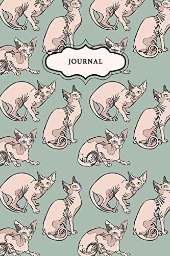 Journal: Sphynx Cat Journal | Cat and Animal Lover Blank Page Composition Book Notebook (6 x 9) Matte Softback Cover | Pet Activity Log Book Track ... | Pet Remembrance Workbook | (Cat Journals)