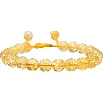 Amazon.com: Citrine Bracelet for Women Men's Gifts - Protection ...