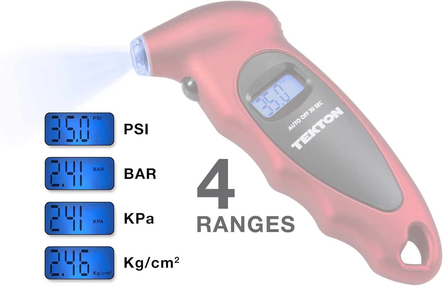 TEKTON Digital Tire Gauge | 5941: Home Improvement