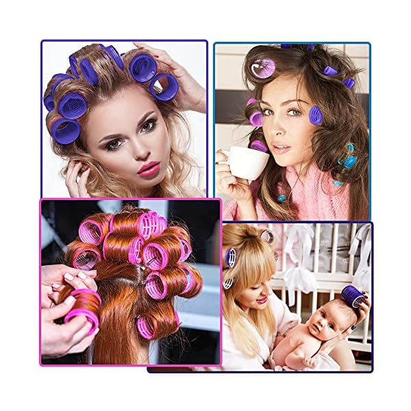 30Pcs-Hair-Rollers-Set-18-Pieces-Self-Grip-Holding-Hair-Rollers-Curlers-20-mm-31-mm-48-mm-12-Pieces-Duckbill-Sectioning-Clips-for-Salon-Barber-Hairdressing-Hair-Styling-Hair-Roller 30Pcs Hair Rollers Set, 18 Pieces Self Grip Holding Hair Rollers Curlers 20 mm, 31 mm, 48 mm & 12 Pieces Duckbill…