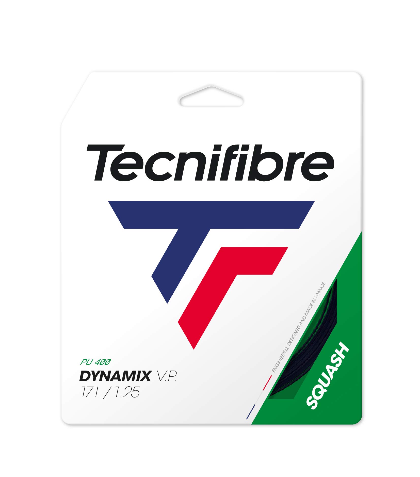 Tecnifibre Dynamix VP Squash String 1.25mm Black - 10m Set