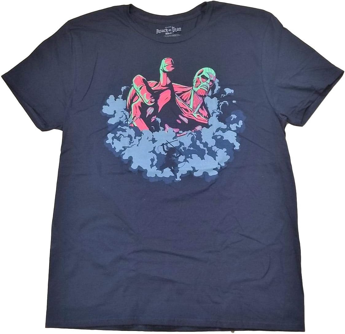 Loot Crate Exclusive Attack on Titan Season 2 T-Shirt Large Blue