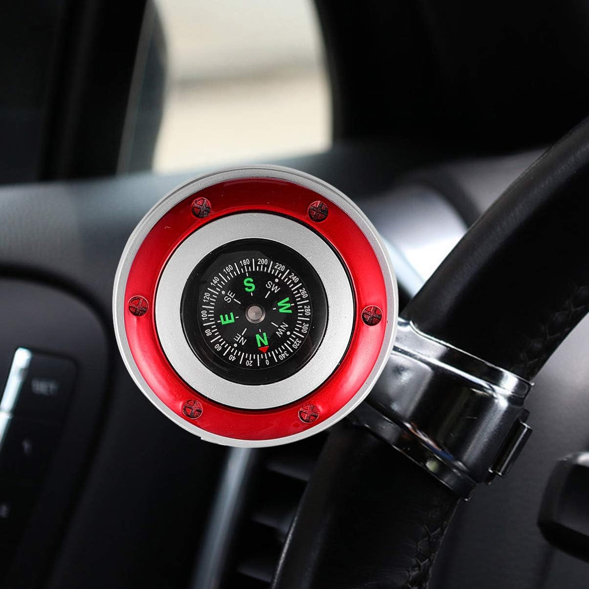 IMIKEYA Steering Wheel Spinner Power Handle Spinner Accessory Knob for Cars Trucks Semis Tractors Boats Golf Carts: Automotive