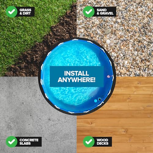Above Ground Pool Liner Pad, 15' Foot Round, PreCut Heavy Duty Outdoor