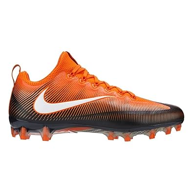 orange and black nike football cleats