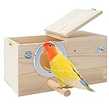 kathson Parakeet Nest Box Budgie Nesting House