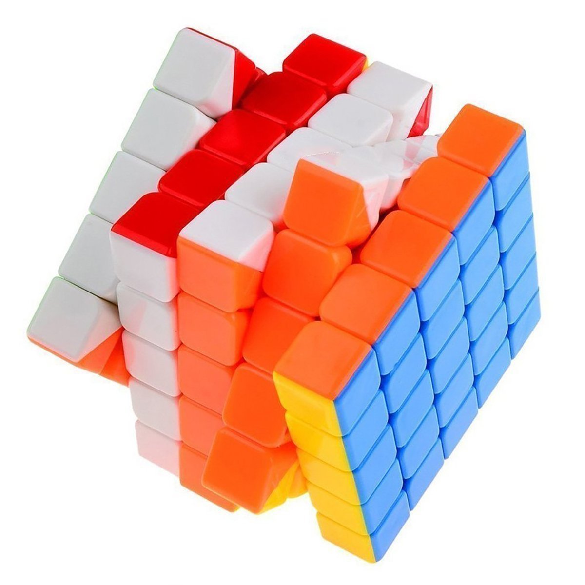 5x5 Magic Cube Puzzle Toy Stickerless Colorful Speed Cubes Pressure Relief and Educational Toys
