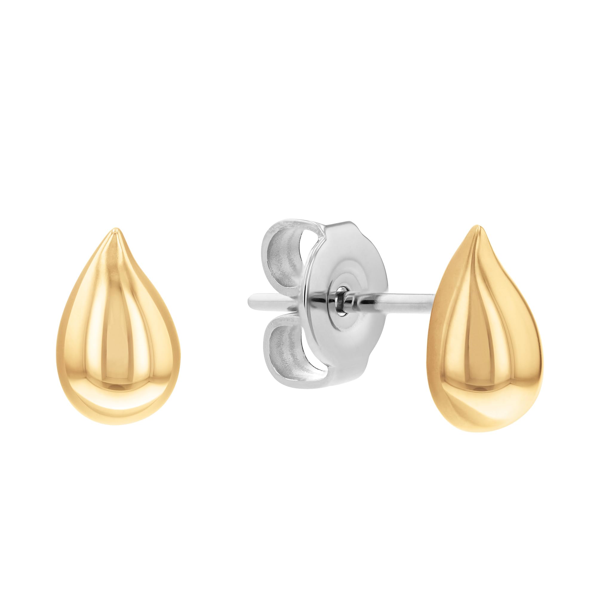 Calvin Klein Women's SCULPTURED DROPS Collection Stud Earrings in Yellow Gold - 35000071