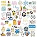 Vsco Stickers for Water Bottles, 50 Pcs Hydro Flask Stickers Cute Waterproof Aesthetic Laptop Luggage Stickers for Girls Teens Kids