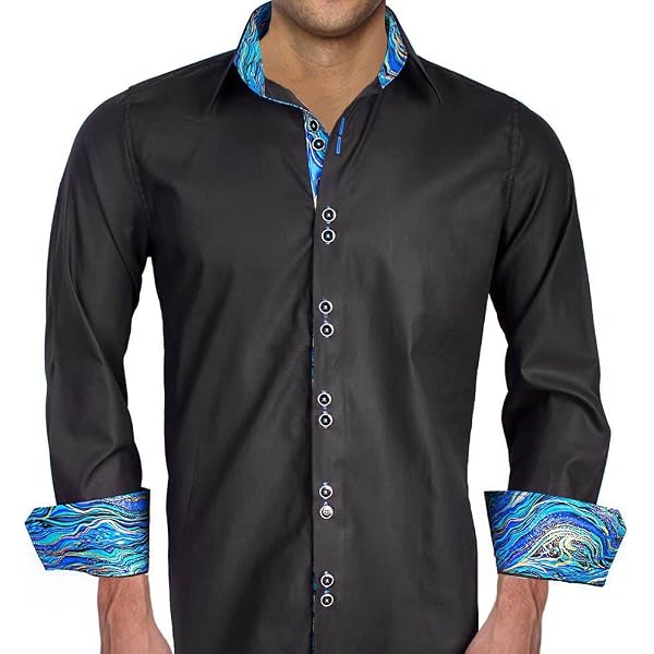 Mens Christmas Dress Shirts - Made in The USA (XS Modern Fit) Black at  Amazon Men's Clothing store