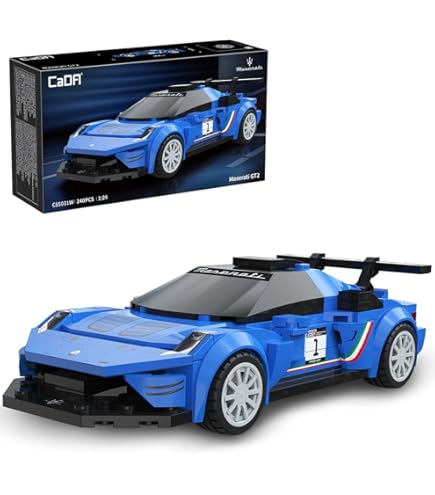 Amazon.com: CaDA C55031W Maserati GT2 Racing Car Building Block