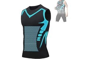 YJFZYYJJ Men Compression Shirt, 2024 New Version Ionic Shaping Sleeveless Vest for for Men to Build a Perfect Body