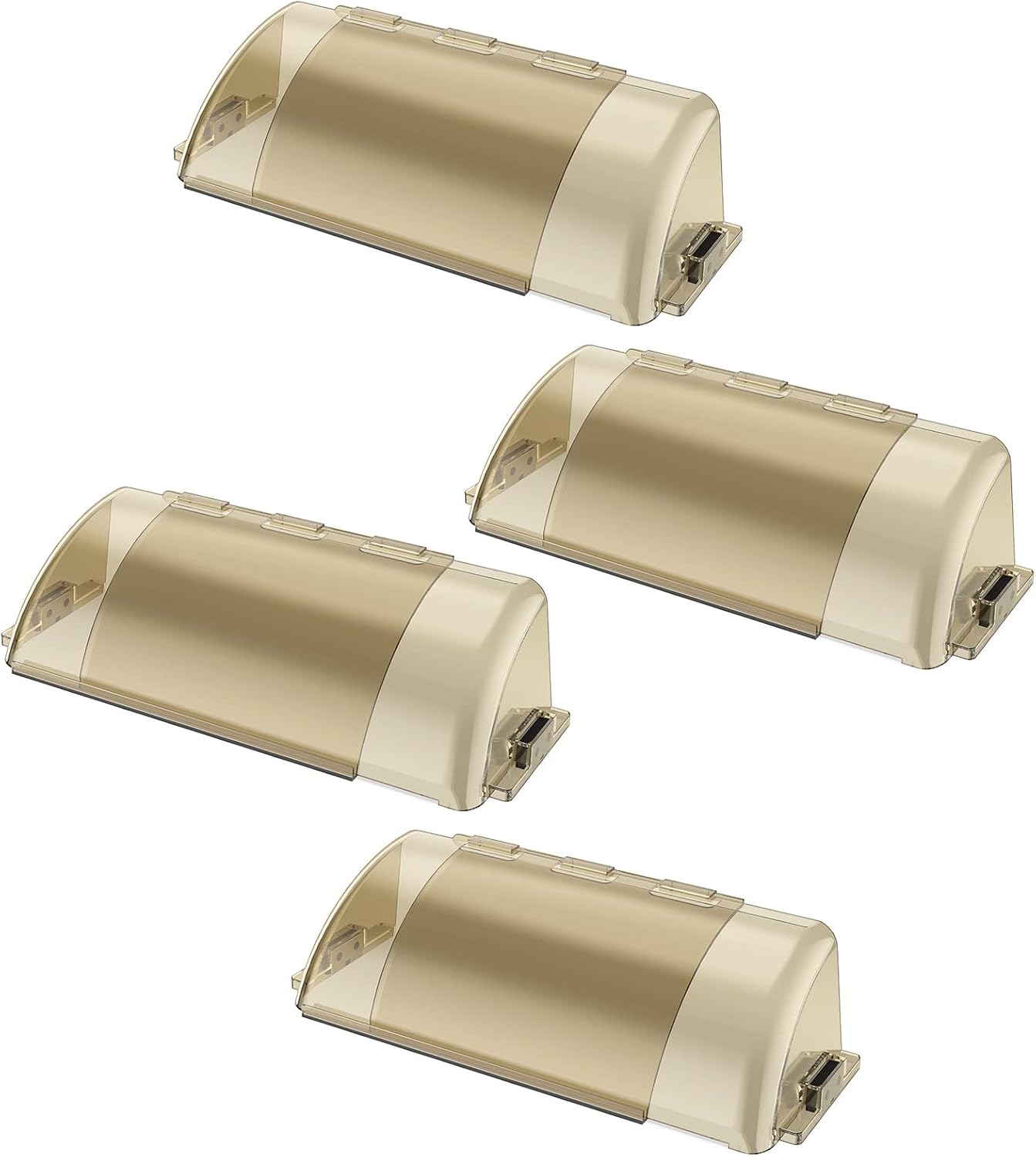 Registers, Grilles & Vents - Air Vent Deflectors Heat Cover Magnetic Adjustable Between 10 and 14 Inches for Home Floor Sidewall AC Ceilings Offices Air Conditioners 4 Pack