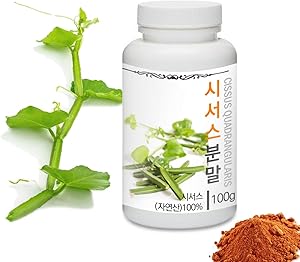 [Medicinal Herbal Powder] Prince Natural Cissus Quadrangularis Powder/프린스 시서스분말, 3.5oz / 100g (Veldt Grape/시서스)