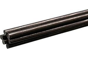 K&S Precision Metals Music Wire 508 - 5/32" OD x 36" Long - High Tensile Strength for Crafts, Jewelry, Musical Applications, Made in USA - 7 Wires