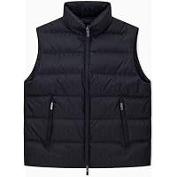 Armani Exchange Men's Real Down Quilted Packable Vest, Navy