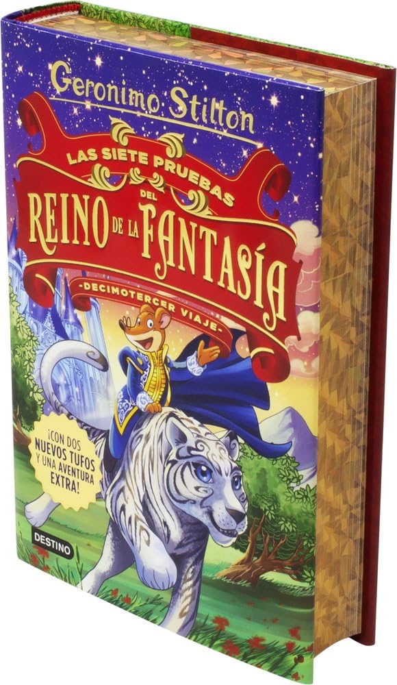 Portada de Las siete pruebas del Reino de la Fantasía. Decimotercer viaje: 13 (Geronimo Stilton)