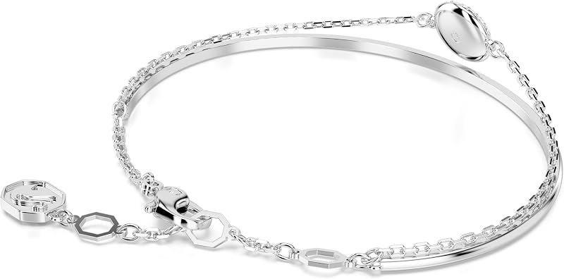 Sublima Armband, Rhodiniertes Damenarmband mit Strahlenden Swarovski Kristallen