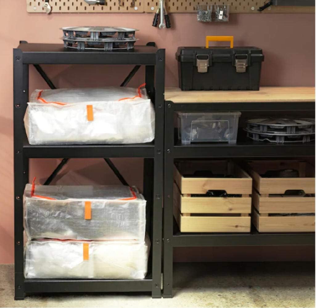 étagère ikea avec bac de rangement