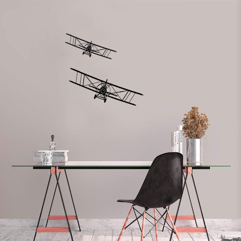 LELE LIFE 2Pcs Airplane Wall Sticker - Image 5