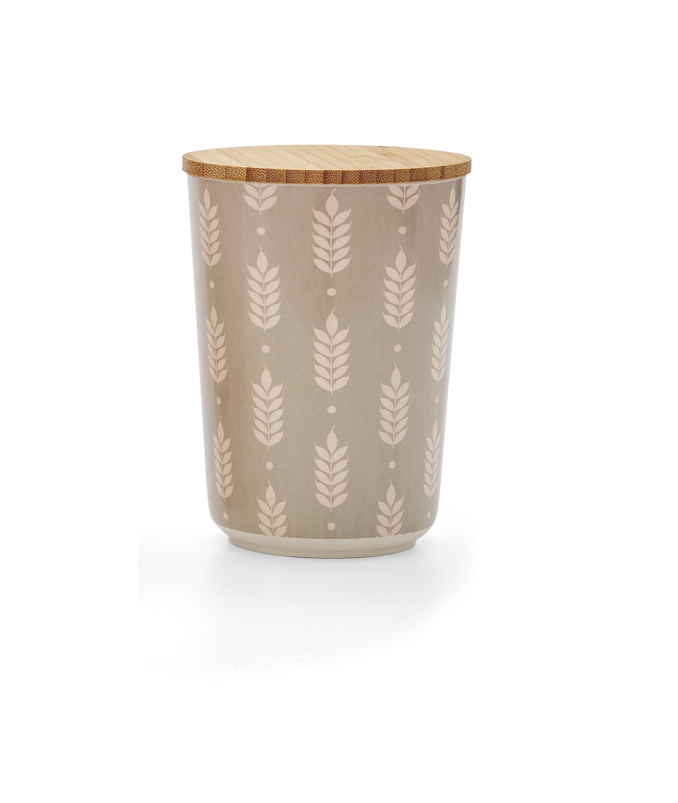 Cooksmart British Designed Kitchen Canisters With Bamboo Lid | Kitchen Storage Canisters For Modern Kitchens | Tea Coffee and Sugar Canisters Set For All Types Of Kitchens (Buttercup Farm - 2213)