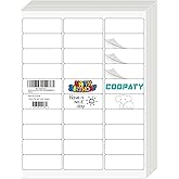 Coopaty 30-Up FBA Labels 1" x 2-5/8" Address Label for Laser & Ink Jet Printers (500 Sheets, 15000 Labels)