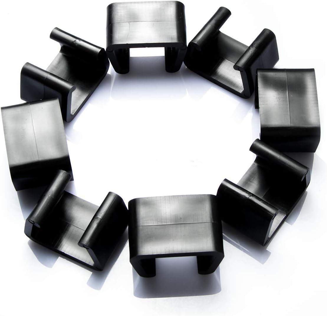 Ponwec 8 PCS 1.41-2.16inch Outdoor Patio Furniture Clips for Patio Sectional Sofa, Wicker Chair Clips Garden Furniture Clips Connect The Sectional or Module Outdoor Couch Patio & Rattan Chairs