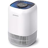 POMORON Air Purifiers for Bedroom Home, Air Filter Cleaner with Fragrance Sponge, H13 True HEPA Filter for Smoke, Allergies, Pollen, Pet Dander, Odor, Dust, Portable Air Purifier for Bedroom Office