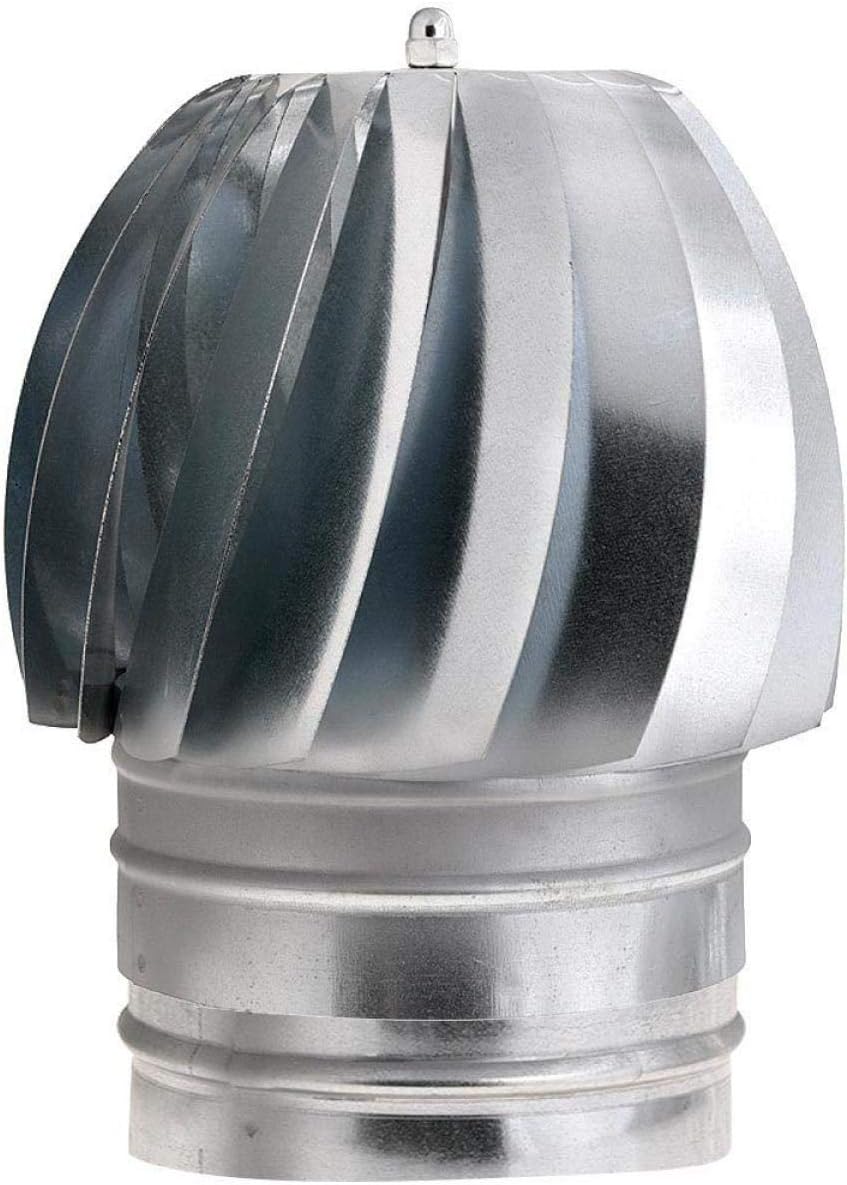 WOLFPACK 22011132 Galvanised Extractor for Stove 200 mm, Cranberry
