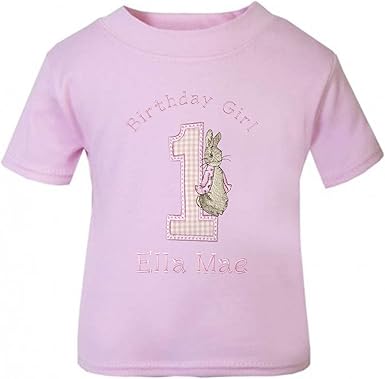 personalised first birthday t shirt