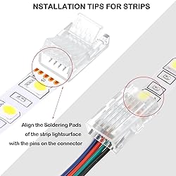 Flutesan RGB LED Light Strip Connectors 20