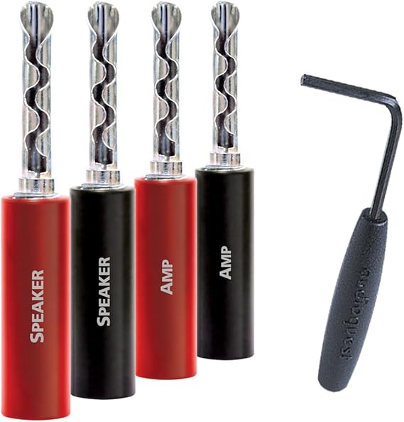 AudioQuest SureGrip 100 BFA/Banana Plugs Pack of 8 Amazon.co.uk Electronics